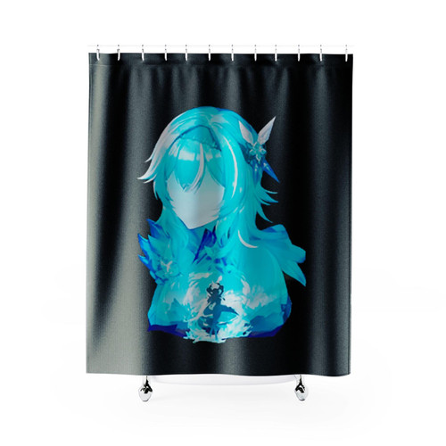 Eula Genshin Impact Shower Curtains