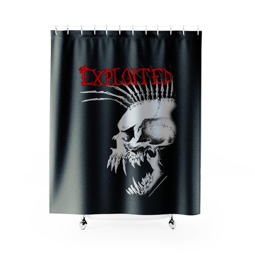 Exploited The Bastard Skull Shower Curtains