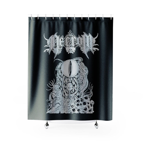 Necrom The Light Has Never Been Here Shower Curtains