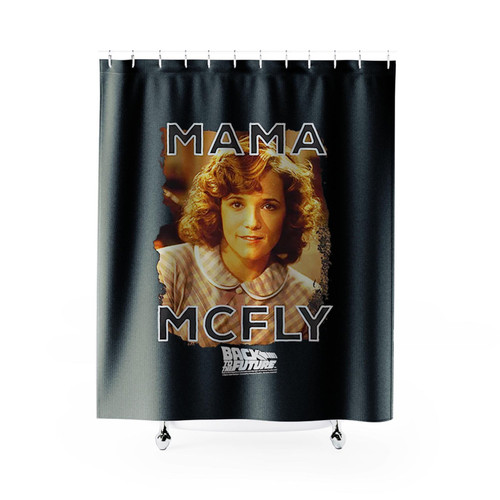 Back To The Future Mama Mcfly Shower Curtains