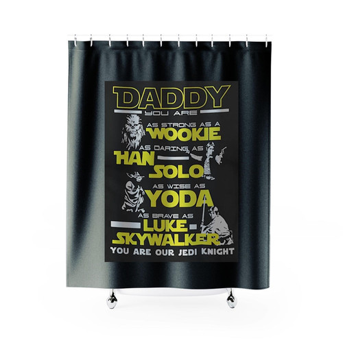 New Daddy Jedi Knight Shower Curtains