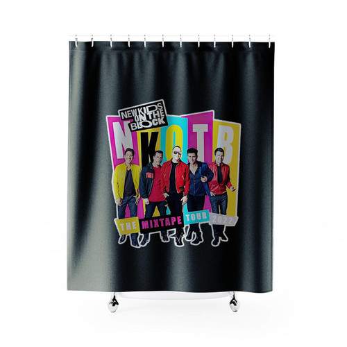 New Kids On The Block The Mixtape Tour Shower Curtains