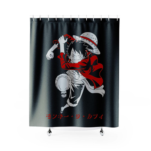 One Piece Monkey D Luffy Anime Japan Shower Curtains