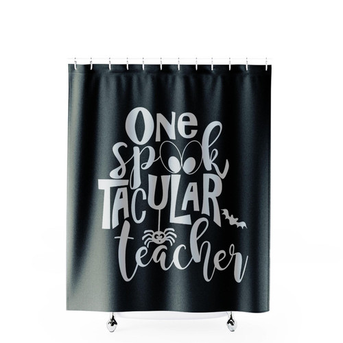 One Spooktacular Teacher Shower Curtains