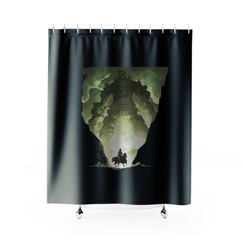 Giant Obstacle Shower Curtains