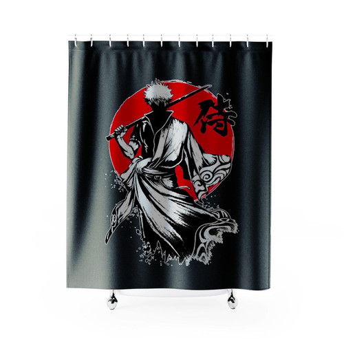 Gintoki Sumi E Gintama Shower Curtains