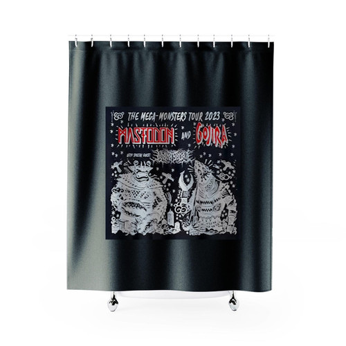 Gojira And Mastodon Tour Shower Curtains