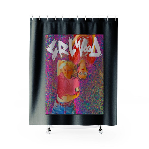 Grlwood Glitch Shower Curtains