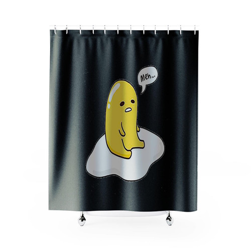 Gudetama Egg Meh Shower Curtains