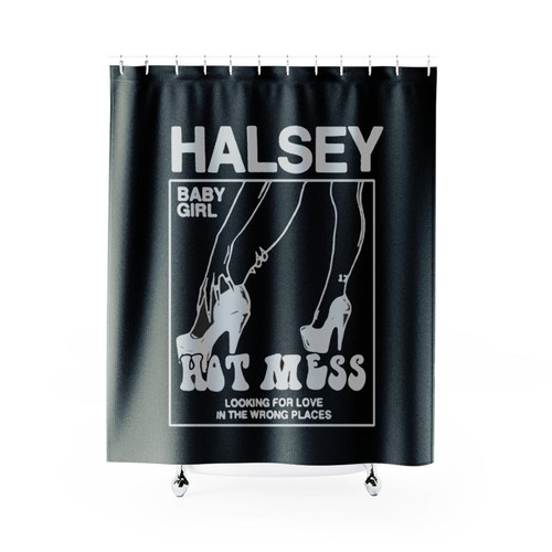 Halsey Hot Mess Shower Curtains