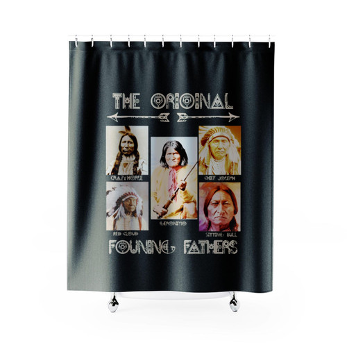 Original Founding Fathers Native American Shower Curtains