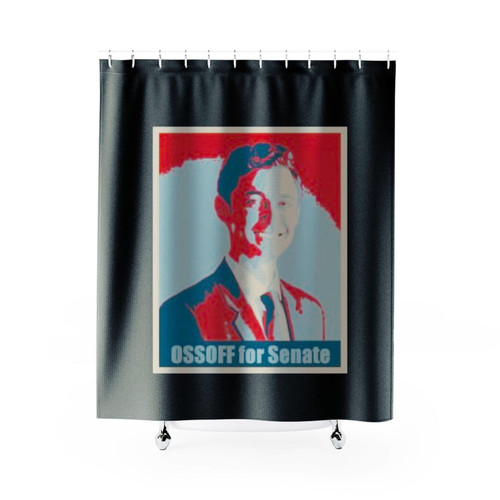 Ossoff For Senate Georgia Runoff Shower Curtains