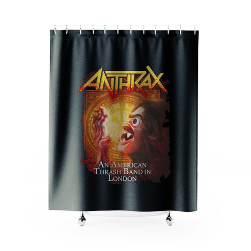 Anthrax An American Thrash Band In London Shower Curtains Anthrax An American Thrash Band In London Shower Curtains