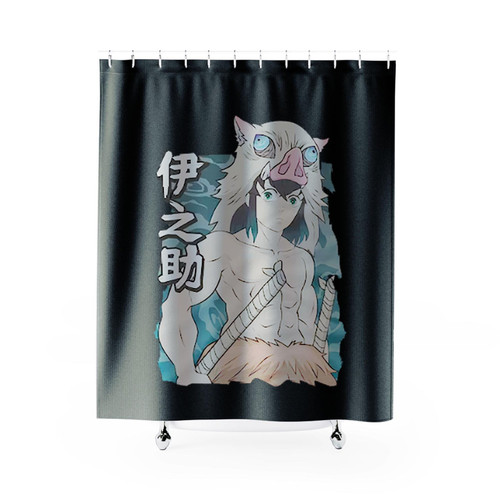 Inosuke Kimetsu No Yaiba Demon Slayer Shower Curtains