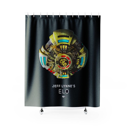 Jeff Lynne Elo Rock Band Shower Curtains