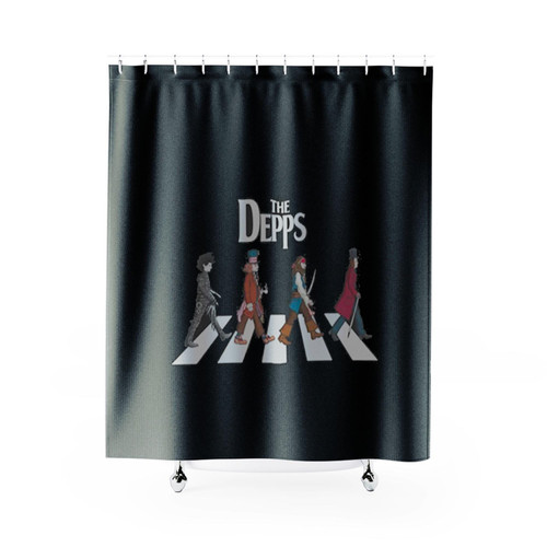 Johnny Depp Road Shower Curtains