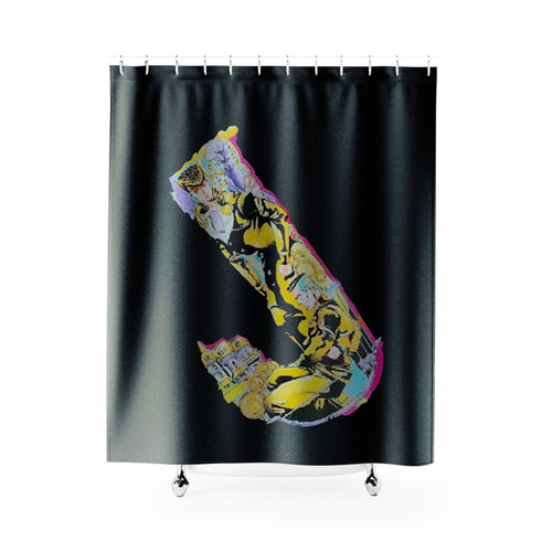 Josuke Higashikata Jojo Gyro Zeppeli Shower Curtains