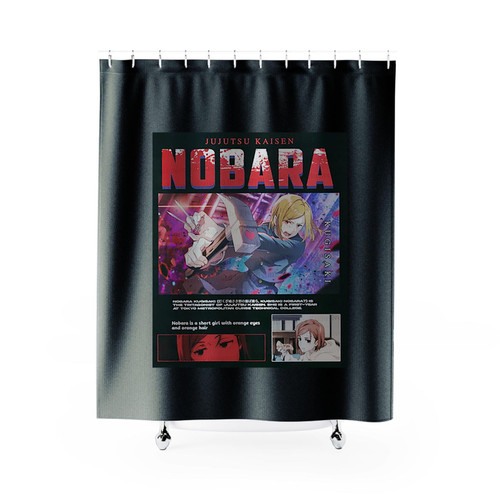 Nobara Kagusaki Jujutsu Kaisen Shower Curtains