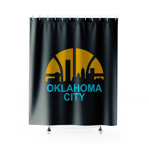 Oklahoma City Okc Thunder Shower Curtains
