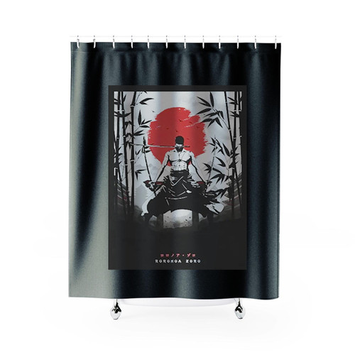 One Piece Roronoa Zoro Anime Shower Curtains