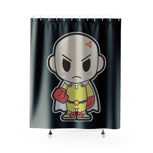 One Punch Man Anime Chibi Shower Curtains