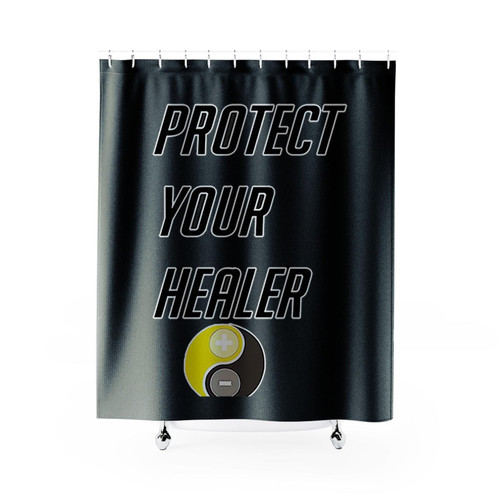 Overwatch Zenyatta Shower Curtains