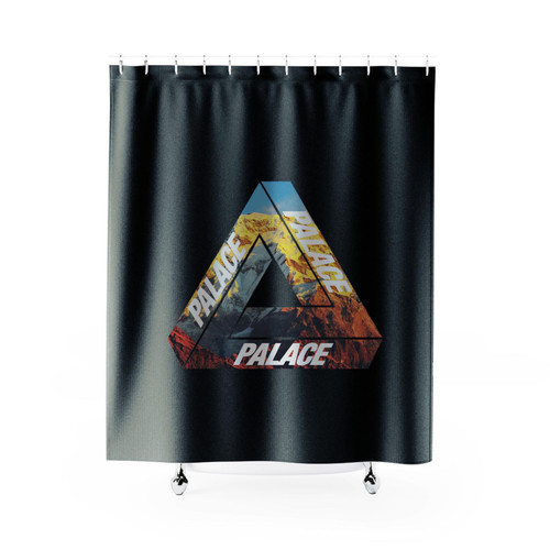 Palace Adidas Logo Shower Curtains
