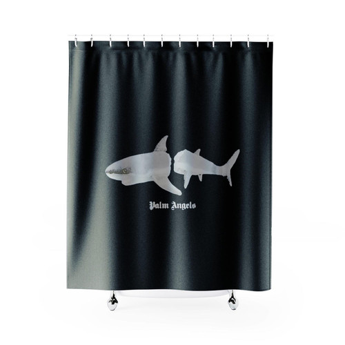 Palm Angels Shark Shower Curtains