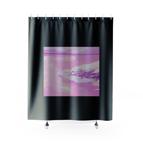 Pastel Aesthetic Retro Anime Shower Curtains