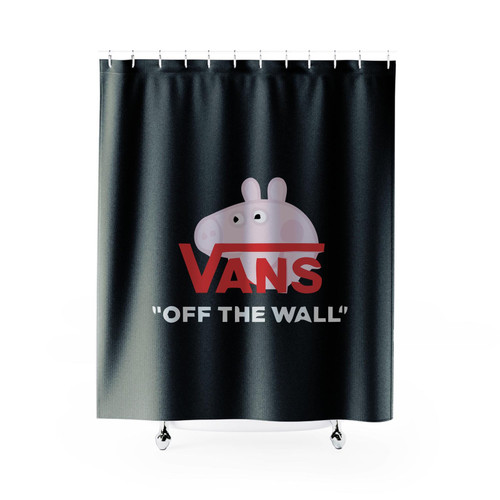 Peppa Pig Vans Parody Shower Curtains