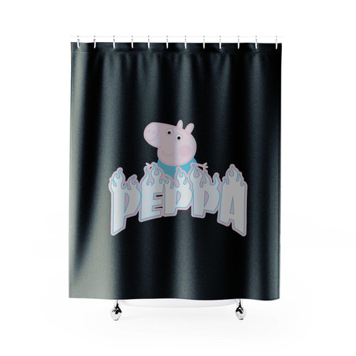 Peppa Thrasher Parody Shower Curtains