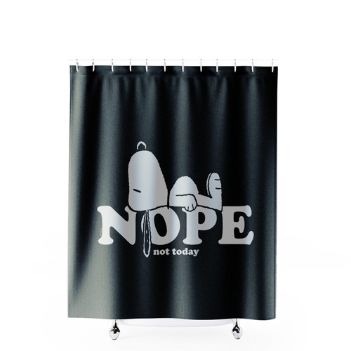 Peanuts Snoopy Nope Shower Curtains