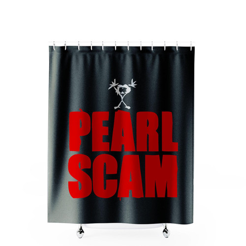 Pearl Scam Pearl Jam Tribute Shower Curtains