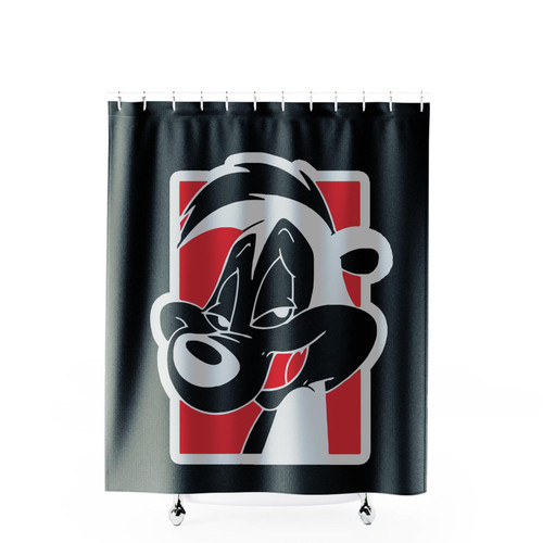 Pepe Le Pew Slash Guns N Rose Shower Curtains Pepe Le Pew Slash Guns N Rose Shower Curtains