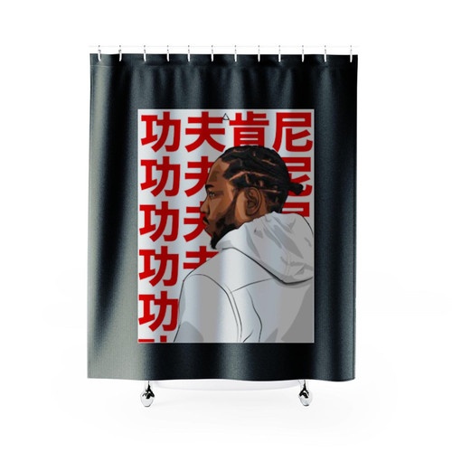 Kendrick Lamar Art Shower Curtains