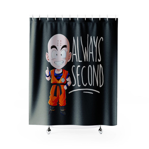 Krillin Always Second Shower Curtains