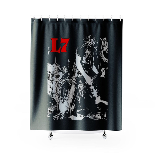 L7 Grunge Shower Curtains
