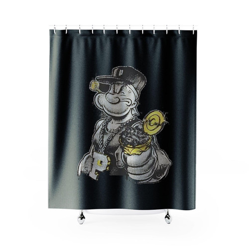 Popeye Gangster Shower Curtains