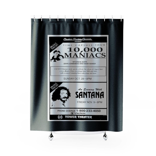 10000 Maniacs Concert Photos Shower Curtains