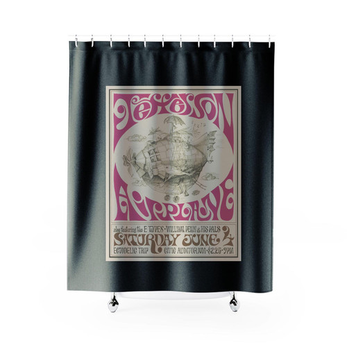 1967 Jefferson Airplane Shower Curtains 1967 Jefferson Airplane Shower Curtains