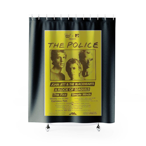 The Police Joan Jett And The Blackhearts Shower Curtains