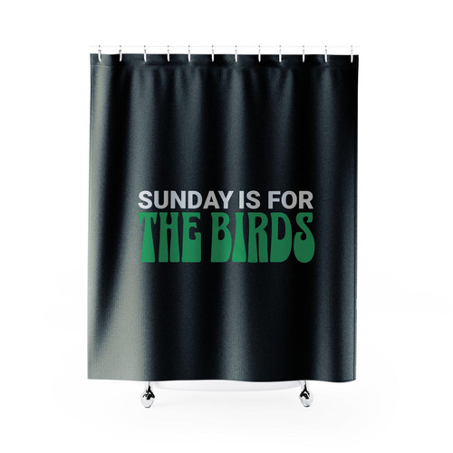 Philadelphia Eagles Vintage Sunday Is For The Birds Shower Curtains