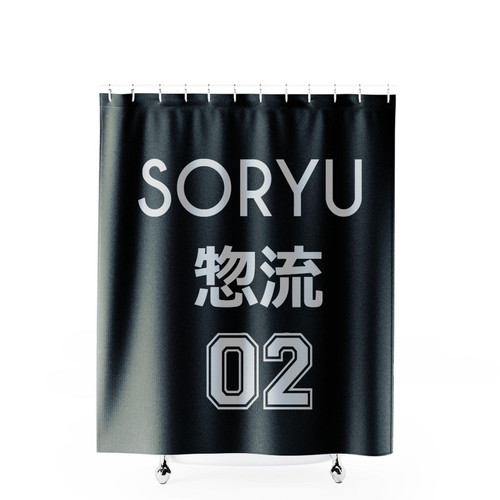 Asuka Langley Soryu Shower Curtains