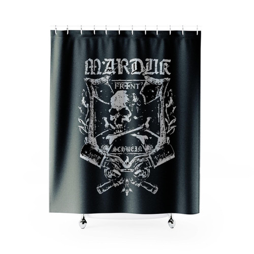 Marduk Frontschwein Shield Shower Curtains
