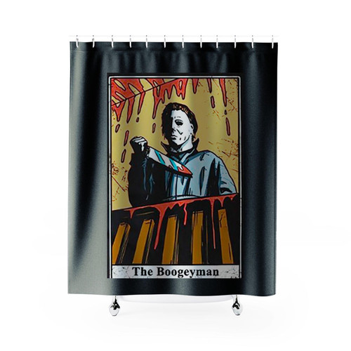 Michael Myers The Boogeyman Tarot Friday The 13Th Shower Curtains