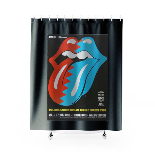 The Rolling Stones Europe Tour 1990 Shower Curtains