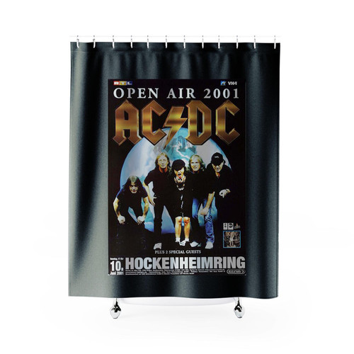 Ac Dc Stiff Upper Lip Hockenheimring 2001 Shower Curtains