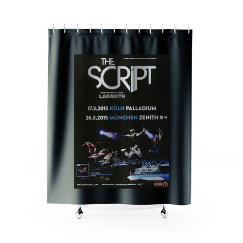The Script Superheros Mix Koln & Munchen 2015 Shower Curtains