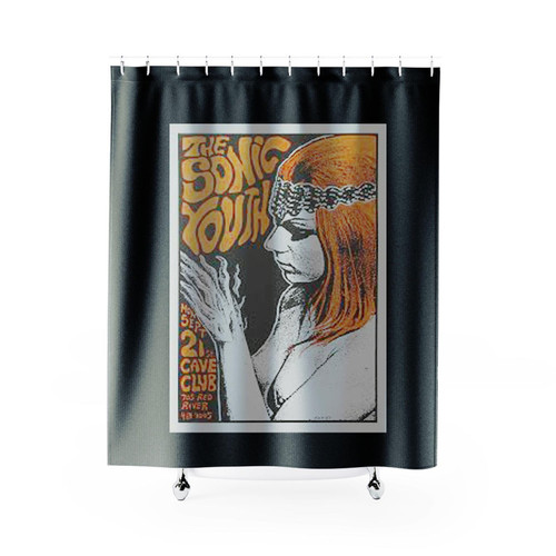 The Sonic Youth Original Concert Shower Curtains