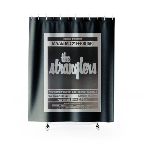 The Stranglers 1983 Concert Poster. Shower Curtains